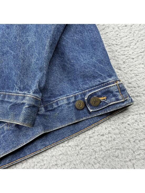 Vintage Marlboro Country Store Denim Trucker Jacket Mens XL 90s Tobacco Promo - Picture 12 of 15